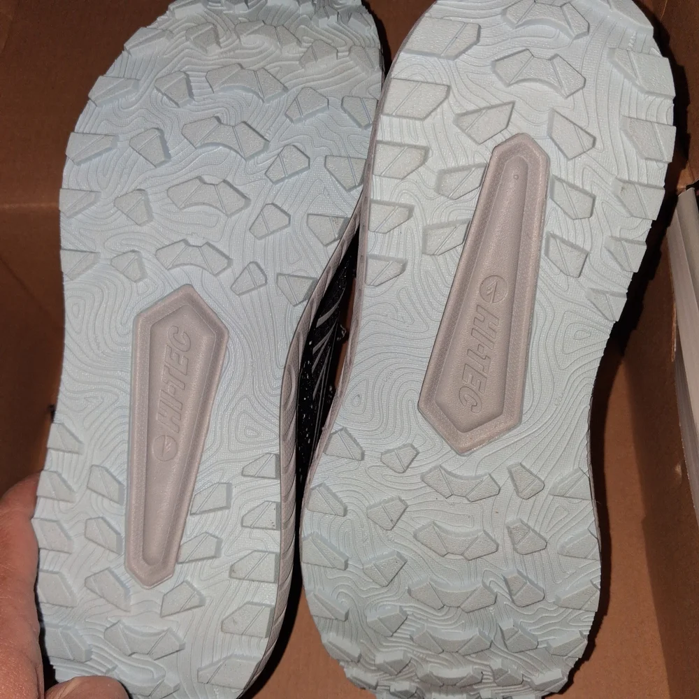 Hi-Tec Women's Black and Gray Trail‎ Running Shoes NWT Hiking Sneakers